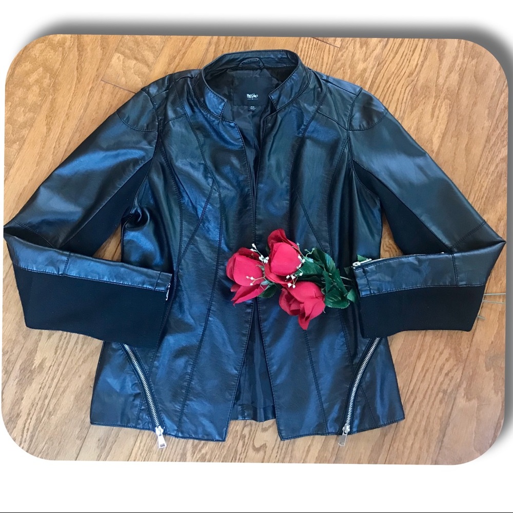Mossimo Supply Co. Faux Leather Moto Jacket.